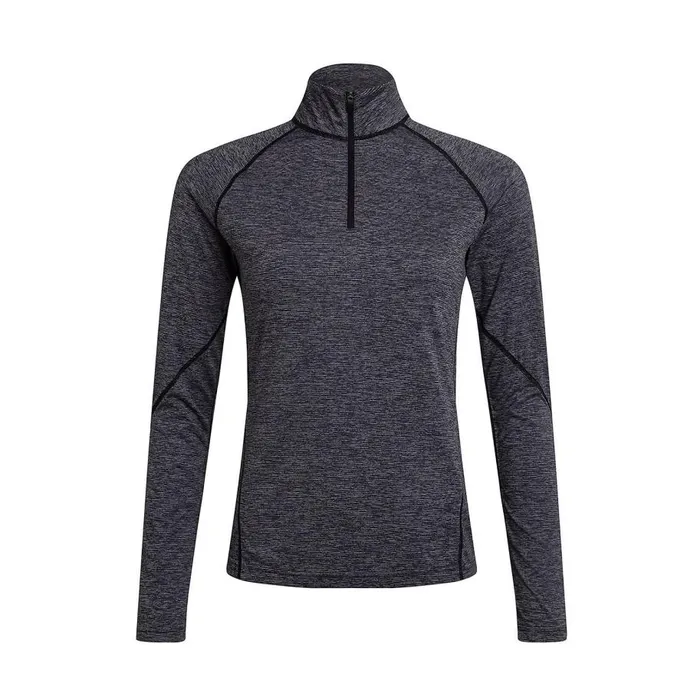 Berghaus TShirts Voyager Half Zip Tech Tee 8211 Dark Grey 8211 Women