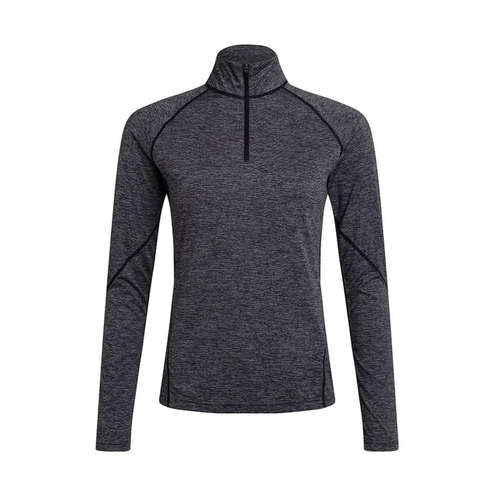 Berghaus TShirts Voyager Half Zip Tech Tee 8211 Dark Grey 8211 Women