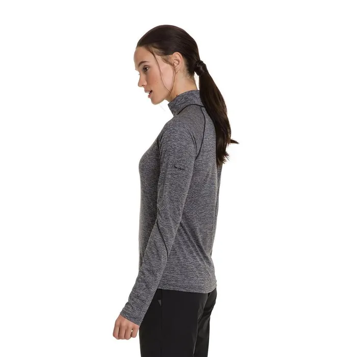Berghaus TShirts Voyager Half Zip Tech Tee 8211 Dark Grey 8211 Women