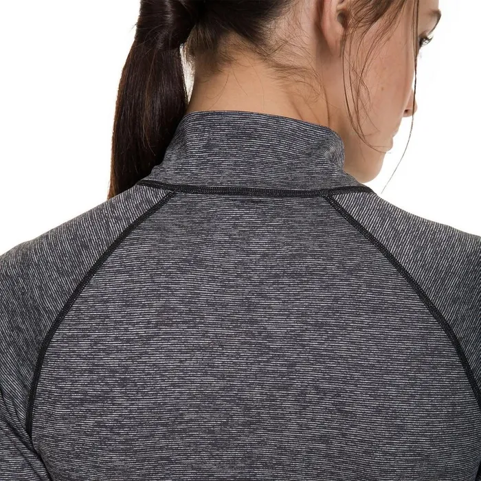 Berghaus TShirts Voyager Half Zip Tech Tee 8211 Dark Grey 8211 Women