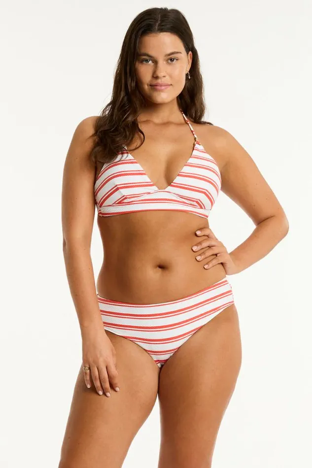 Biarritz Mid Bikini Pant Biarritz Flame Women Sea Level Bottoms