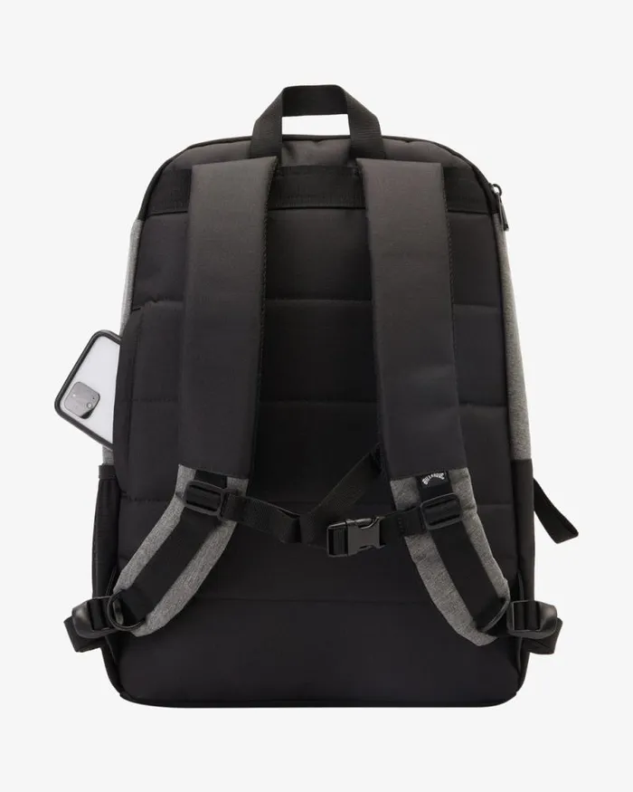 Billabong Backpacks Command Stash 26L Medium Backpack Grey Heather 8211 Men Billabong Backpacks Command Stash 26L Medium Backpack Grey Heather 8211 Men