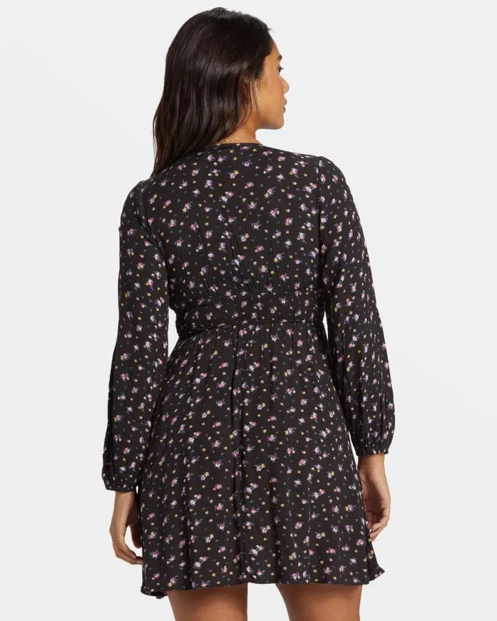 Billabong Dresses In Ur Dreams LongSleeve Mini Dress Black Sands 8211 Women Billabong Dresses In Ur Dreams LongSleeve Mini Dress Black Sands 8211 Women