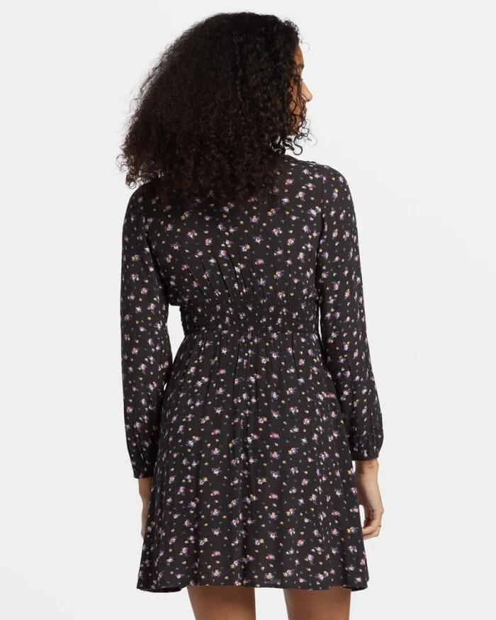 Billabong Dresses In Ur Dreams LongSleeve Mini Dress Black Sands 8211 Women Billabong Dresses In Ur Dreams LongSleeve Mini Dress Black Sands 8211 Women
