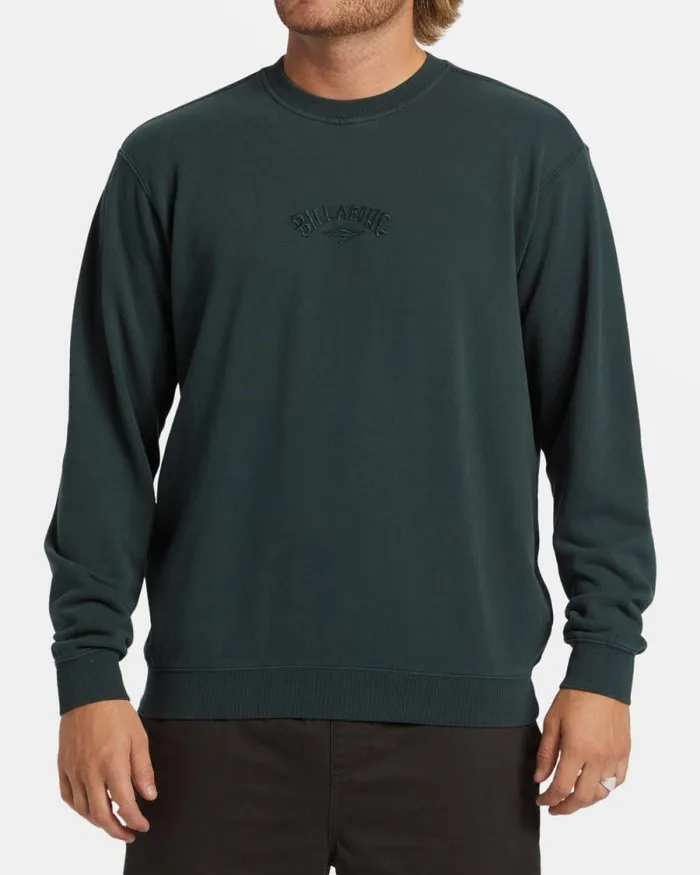 Billabong Hoodies and Fleece Wave Washed Crewneck Sweatshirt Forest Green 8211 Men Billabong Hoodies and Fleece Wave Washed Crewneck Sweatshirt Forest Green 8211 Men