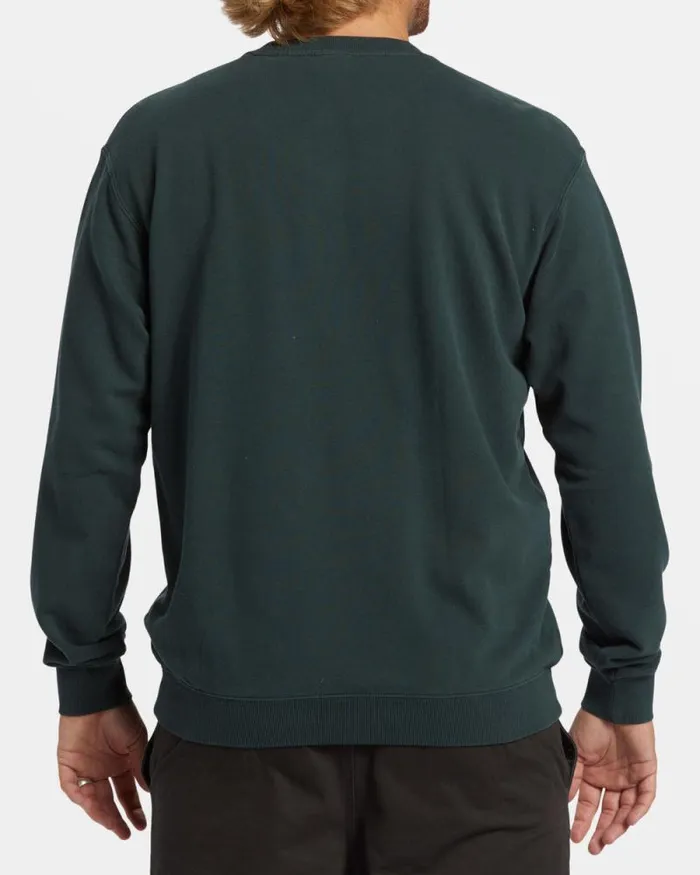 Billabong Hoodies and Fleece Wave Washed Crewneck Sweatshirt Forest Green 8211 Men Billabong Hoodies and Fleece Wave Washed Crewneck Sweatshirt Forest Green 8211 Men