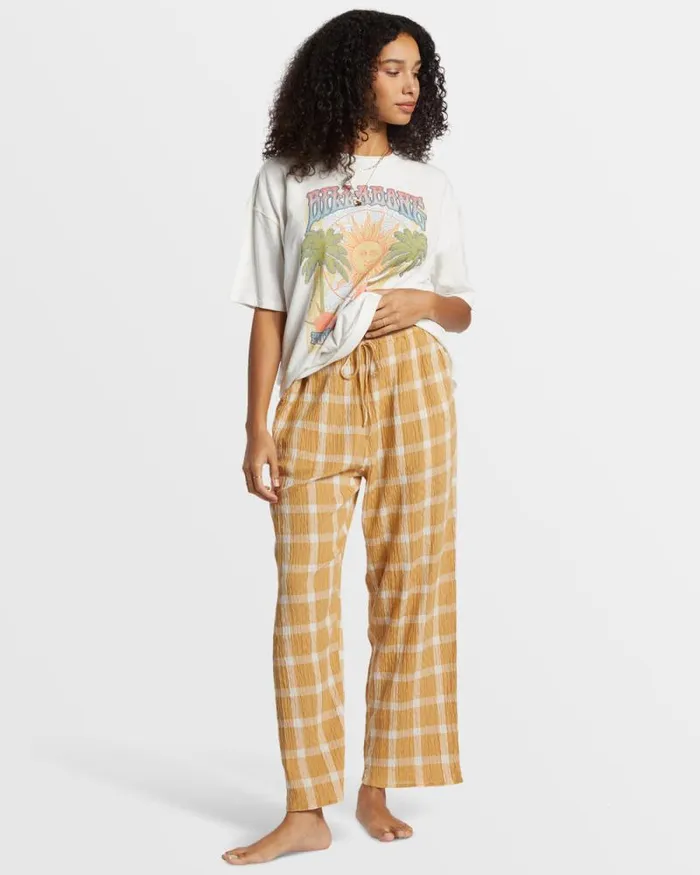 Billabong Jeans and Pants Plaid Out Elastic Waist Pants Hemp 2 8211 Women Billabong Jeans and Pants Plaid Out Elastic Waist Pants Hemp 2 8211 Women