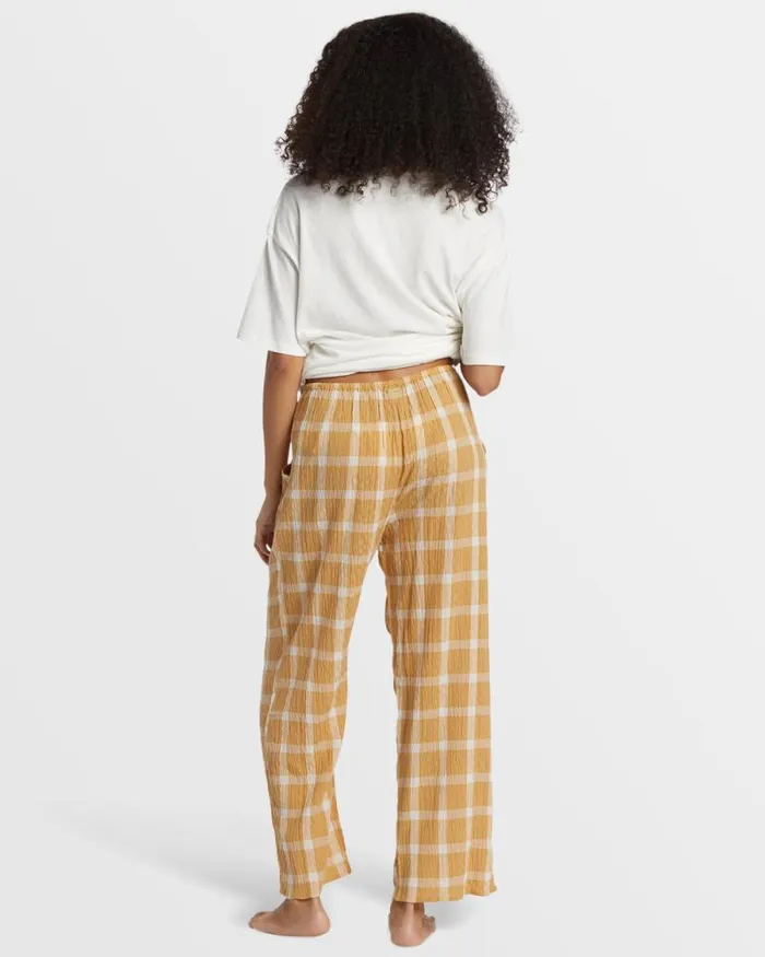 Billabong Jeans and Pants Plaid Out Elastic Waist Pants Hemp 2 8211 Women Billabong Jeans and Pants Plaid Out Elastic Waist Pants Hemp 2 8211 Women