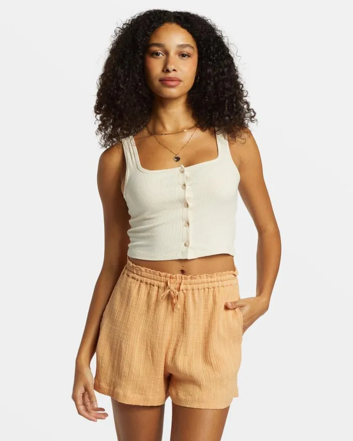 Billabong Matching Sets Sunset Elastic Waist Shorts Baked Clay 8211 Women Billabong Matching Sets Sunset Elastic Waist Shorts Baked Clay 8211 Women