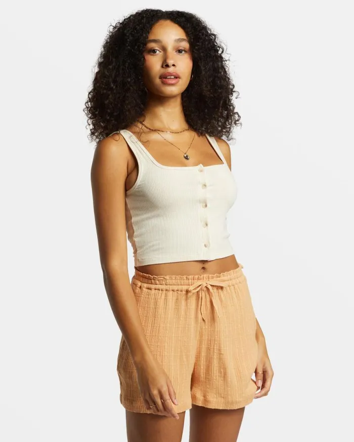 Billabong Matching Sets Sunset Elastic Waist Shorts Baked Clay 8211 Women Billabong Matching Sets Sunset Elastic Waist Shorts Baked Clay 8211 Women