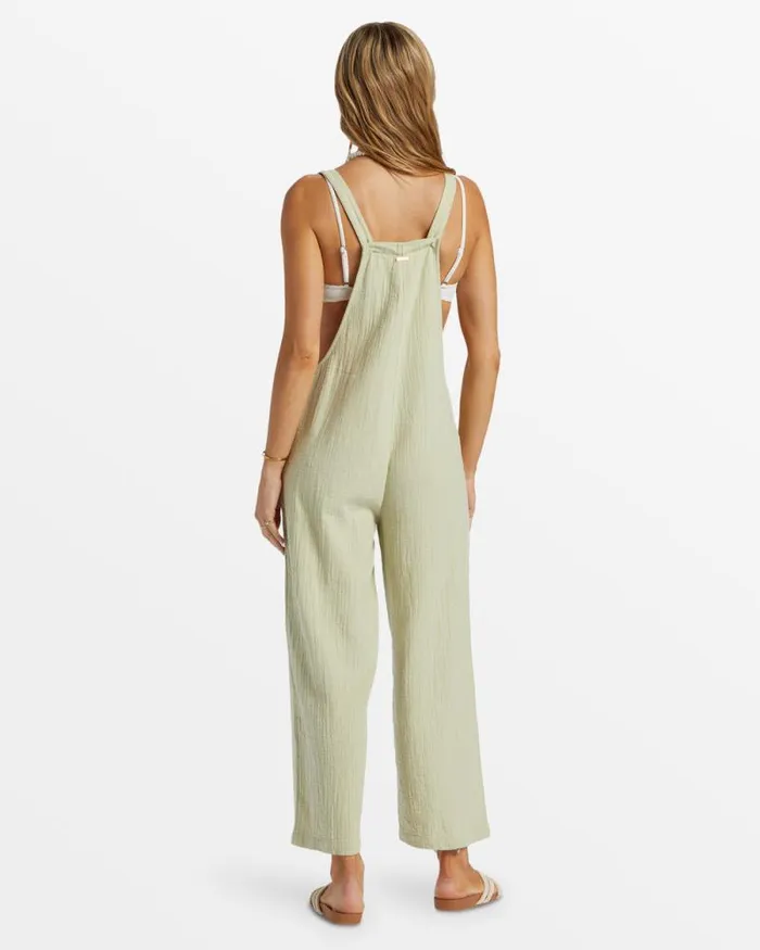 Billabong Rompers and Jumpsuits Pacific Time Jumpsuit Light Avocado 8211 Women Billabong Rompers and Jumpsuits Pacific Time Jumpsuit Light Avocado 8211 Women
