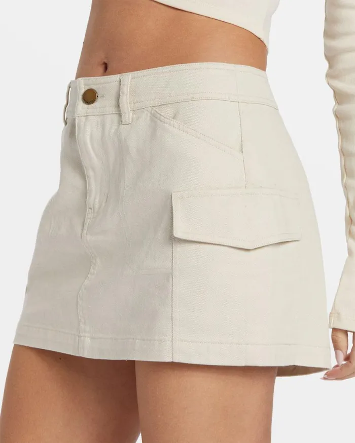Billabong Skirts Hilary Cargo Skirt White Cap 8211 Women Billabong Skirts Hilary Cargo Skirt White Cap 8211 Women