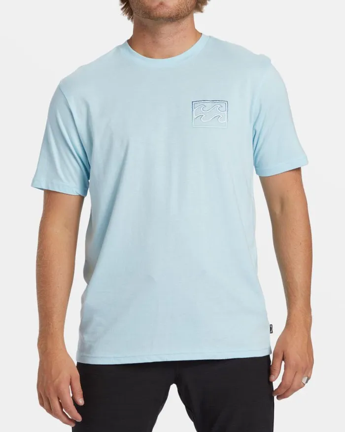 Billabong TShirts Crayon Wave TShirt Coastal 8211 Men Billabong TShirts Crayon Wave TShirt Coastal 8211 Men