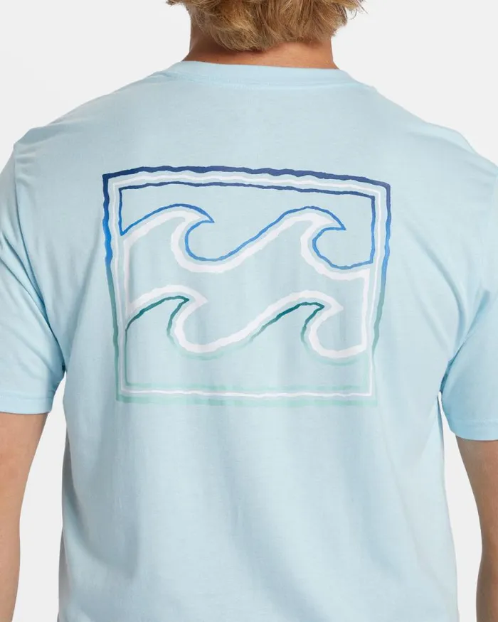 Billabong TShirts Crayon Wave TShirt Coastal 8211 Men Billabong TShirts Crayon Wave TShirt Coastal 8211 Men