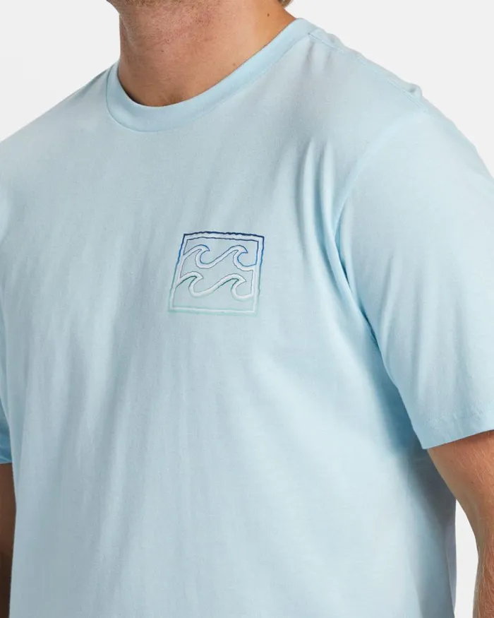 Billabong TShirts Crayon Wave TShirt Coastal 8211 Men Billabong TShirts Crayon Wave TShirt Coastal 8211 Men