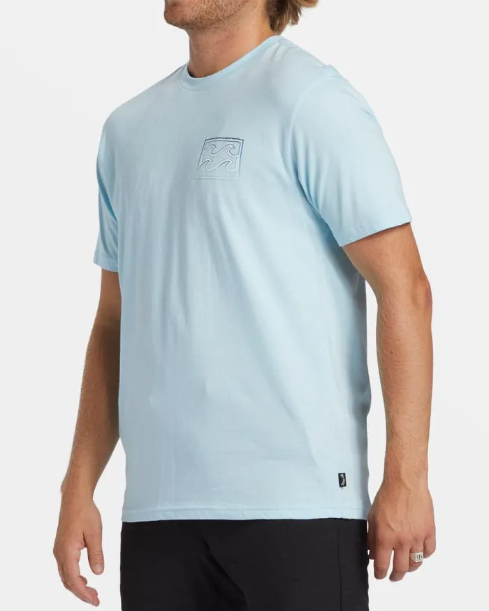 Billabong TShirts Crayon Wave TShirt Coastal 8211 Men Billabong TShirts Crayon Wave TShirt Coastal 8211 Men