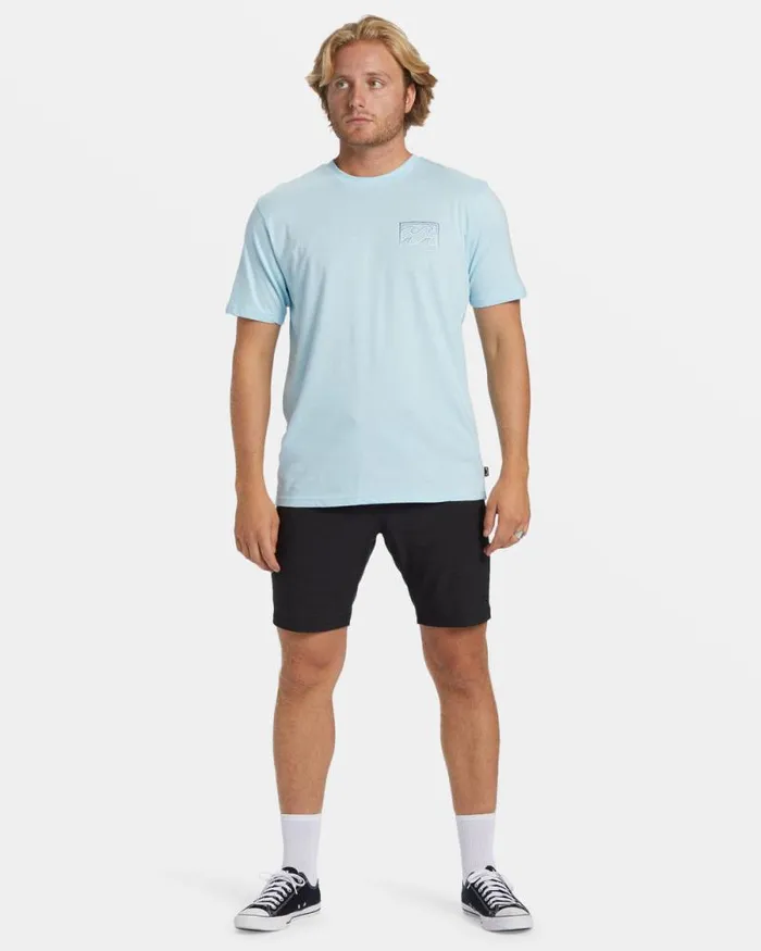 Billabong TShirts Crayon Wave TShirt Coastal 8211 Men Billabong TShirts Crayon Wave TShirt Coastal 8211 Men