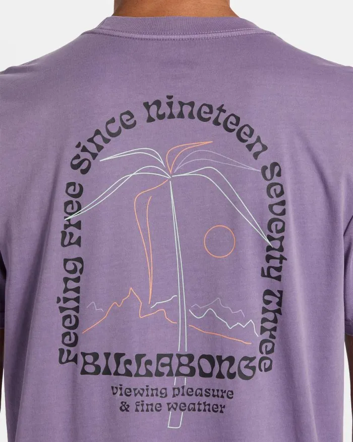 Billabong TShirts Vacay TShirt Dusty Grape 8211 Men Billabong TShirts Vacay TShirt Dusty Grape 8211 Men