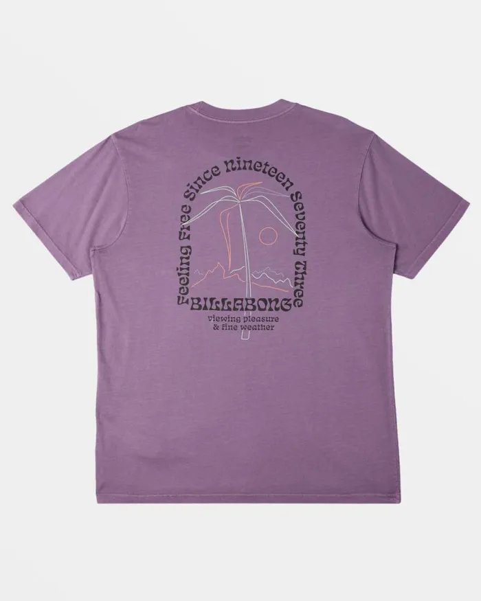 Billabong TShirts Vacay TShirt Dusty Grape 8211 Men Billabong TShirts Vacay TShirt Dusty Grape 8211 Men