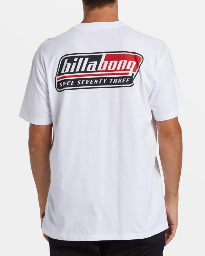 Billabong TShirts Walled TShirt White 8211 Men