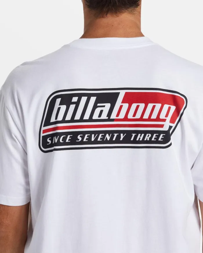 Billabong TShirts Walled TShirt White 8211 Men Billabong TShirts Walled TShirt White 8211 Men