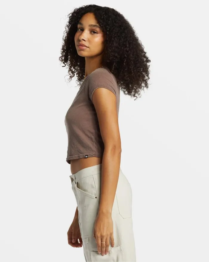 Billabong Tops Daily TShirt Kona 8211 Women Billabong Tops Daily TShirt Kona 8211 Women