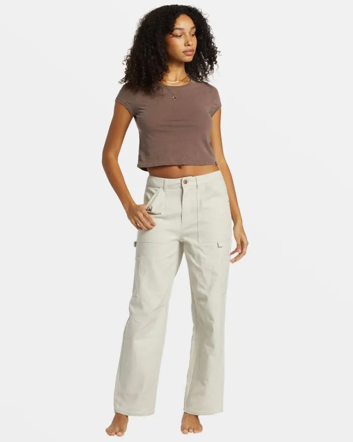 Billabong Tops Daily TShirt Kona 8211 Women Billabong Tops Daily TShirt Kona 8211 Women