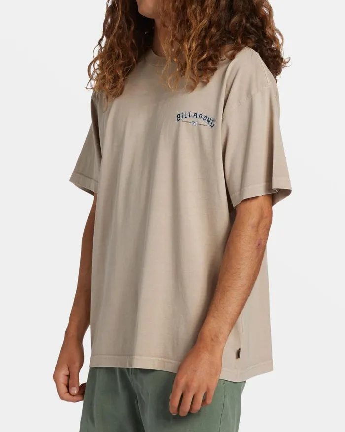 Billabong Wave Washed Essentials Archwave OG TShirt Cream 8211 Men Billabong Wave Washed Essentials Archwave OG TShirt Cream 8211 Men