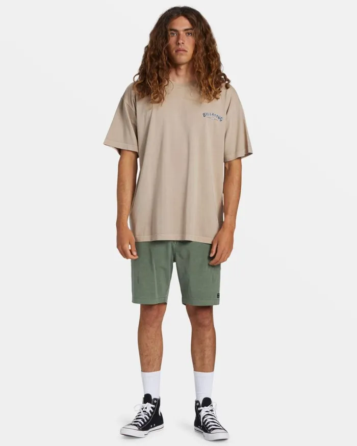 Billabong Wave Washed Essentials Archwave OG TShirt Cream 8211 Men Billabong Wave Washed Essentials Archwave OG TShirt Cream 8211 Men