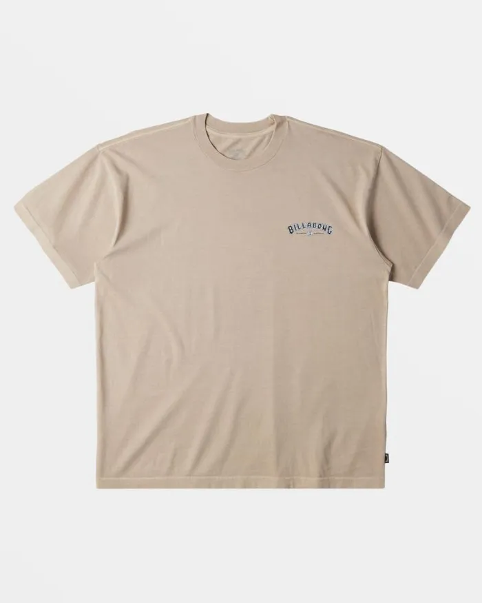 Billabong Wave Washed Essentials Archwave OG TShirt Cream 8211 Men Billabong Wave Washed Essentials Archwave OG TShirt Cream 8211 Men