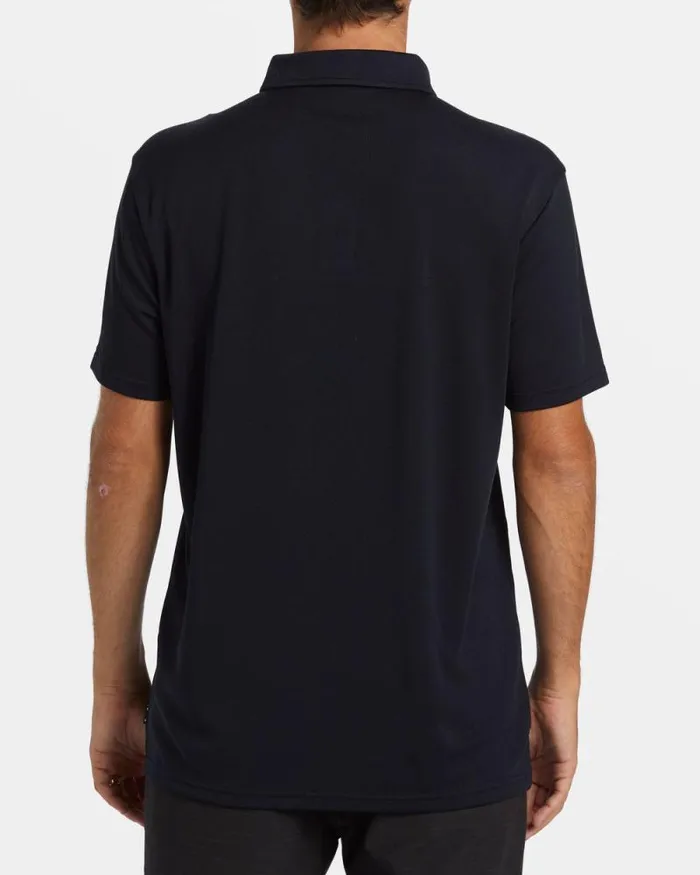 Billabong Wave Washed Essentials Offshore Short Sleeve Polo Tshirt Black 8211 Men Billabong Wave Washed Essentials Offshore Short Sleeve Polo Tshirt Black 8211 Men