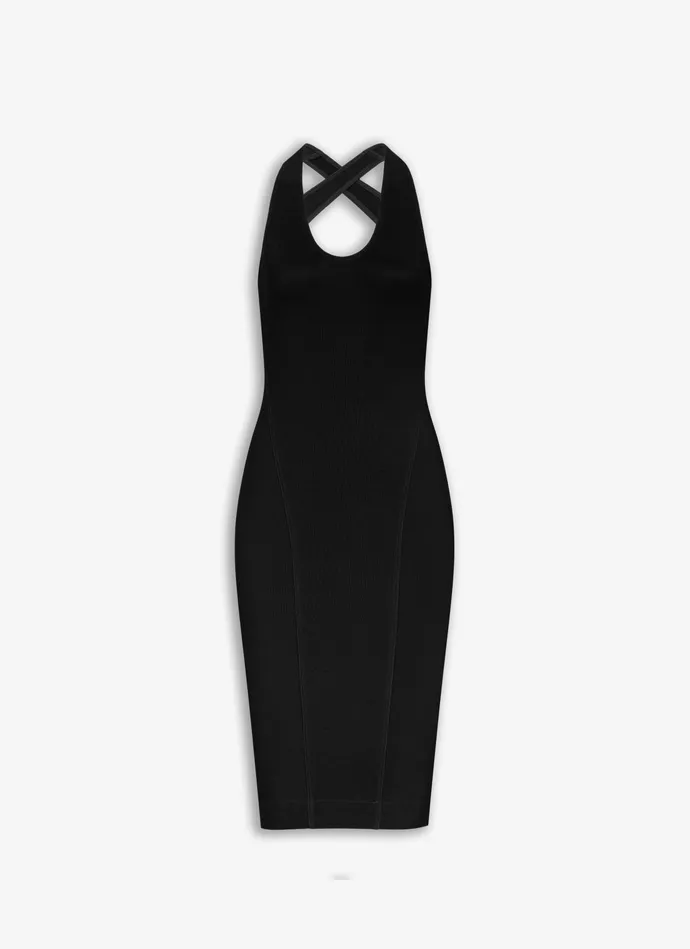 Black CROSSBACK DRESS Women Alaa Dresses