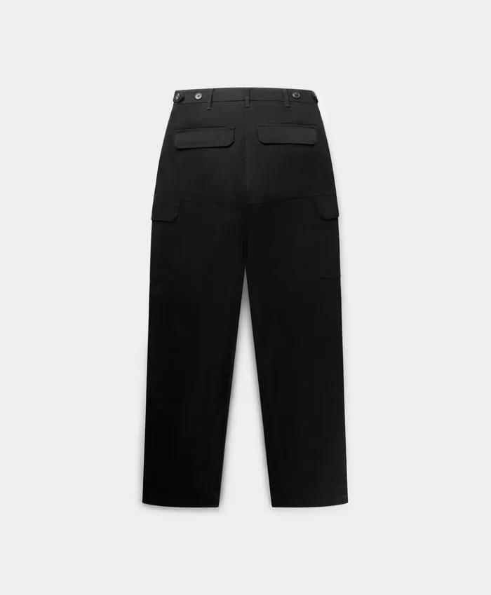 Black Ezea Women Cargo Pants Women Daily Paper Trousers