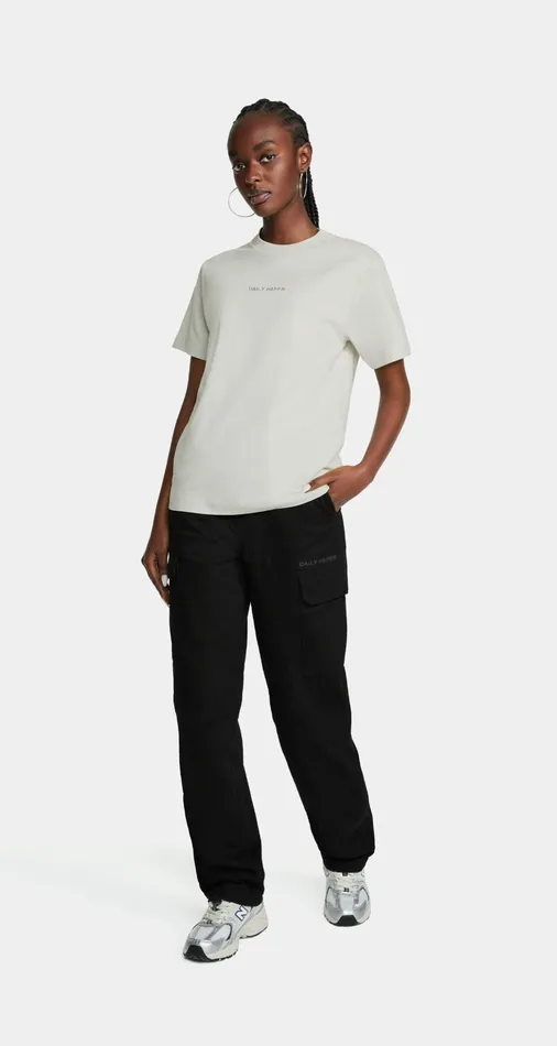 Black Ezea Women Cargo Pants Women Daily Paper Trousers