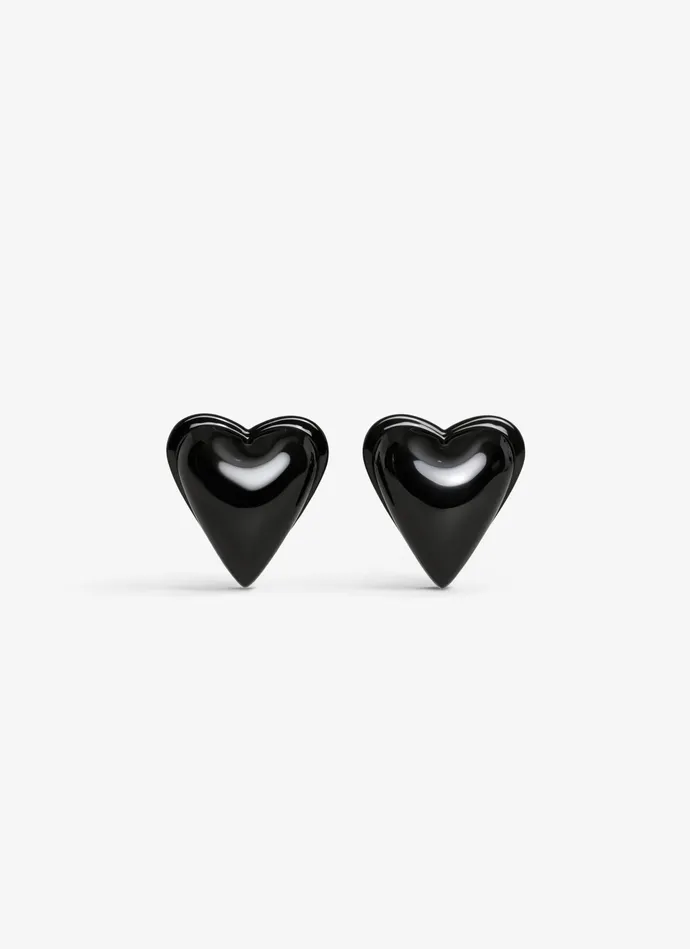 Black LE CUR BOMB EARRINGS Women Alaa Jewels