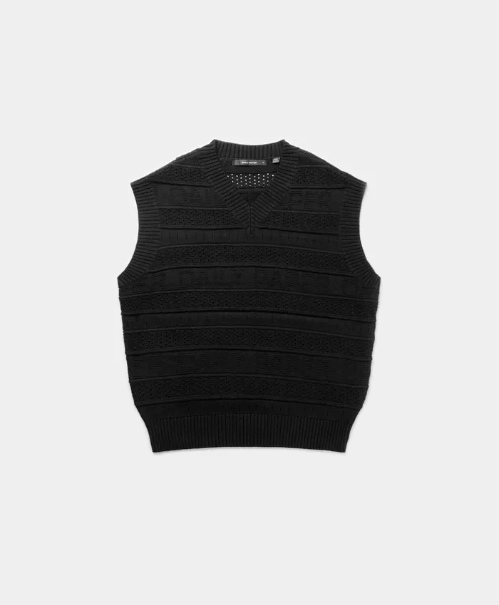 Black Rashidi Spencer Men Daily Paper Knitwear