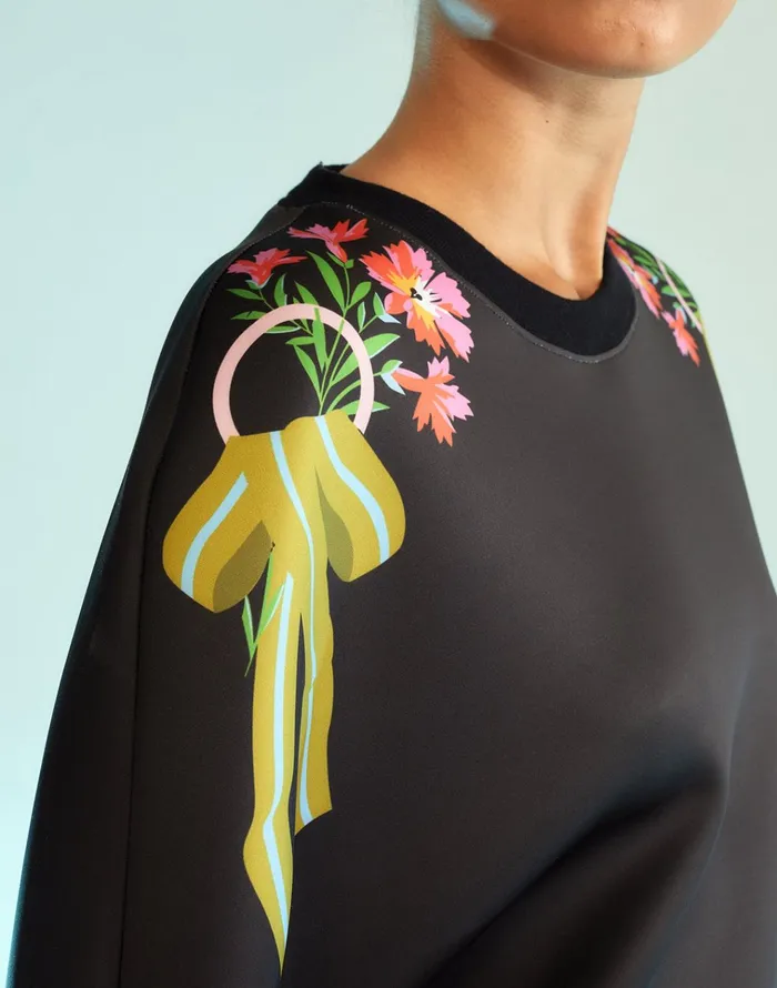 Bonded Capelet 8211 BlackS Women Cynthia Rowley Tops