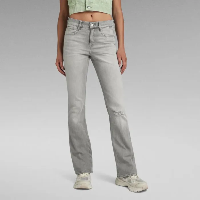 Bootcut and Flare Women GStar RAW Noxer Bootcut Jeans Sun Faded Ripped Skyrocket Bootcut and Flare Women GStar RAW Noxer Bootcut Jeans Sun Faded Ripped Skyrocket