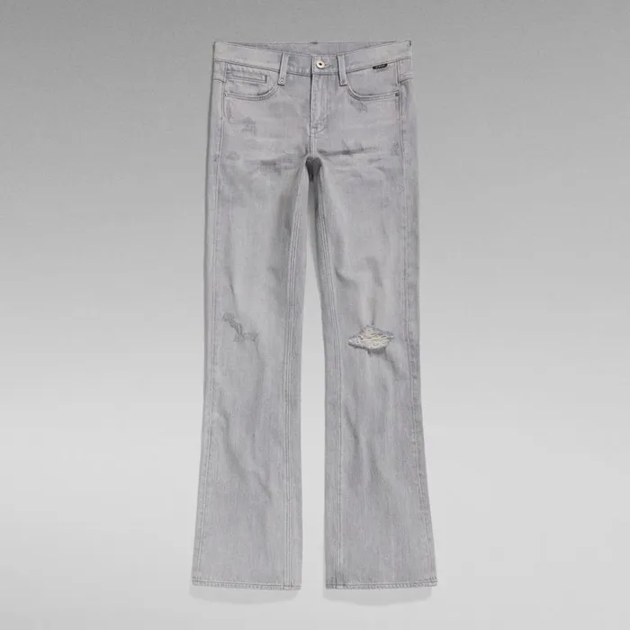 Bootcut and Flare Women GStar RAW Noxer Bootcut Jeans Sun Faded Ripped Skyrocket