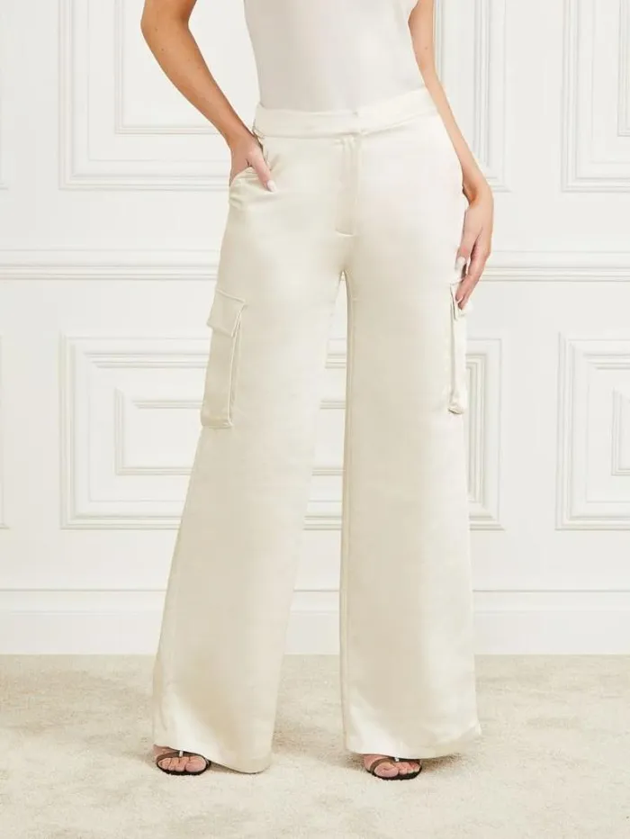 Bottoms Women Marciano Vera Pant Pale Pearl Multi