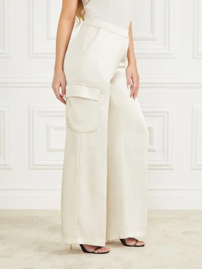 Bottoms Women Marciano Vera Pant Pale Pearl Multi Bottoms Women Marciano Vera Pant Pale Pearl Multi