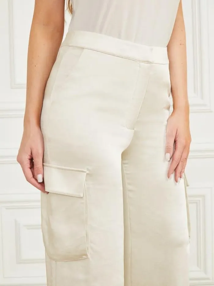 Bottoms Women Marciano Vera Pant Pale Pearl Multi Bottoms Women Marciano Vera Pant Pale Pearl Multi