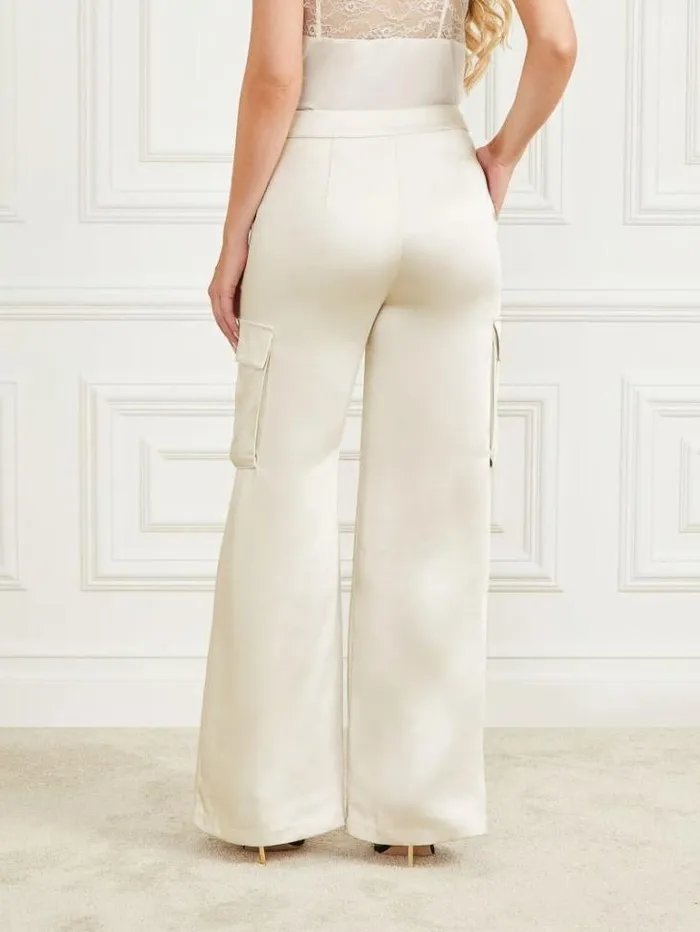 Bottoms Women Marciano Vera Pant Pale Pearl Multi Bottoms Women Marciano Vera Pant Pale Pearl Multi