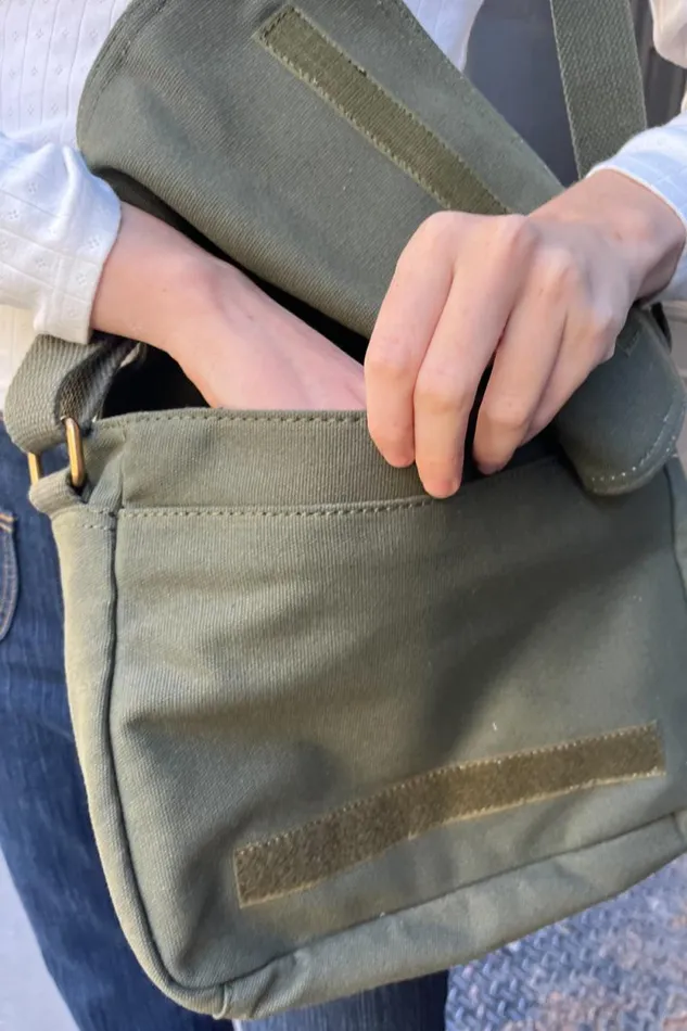 Brandy Melville Bags and Backpacks Messenger Bag Military Green 8211 Women