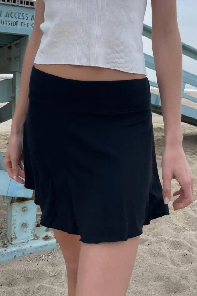 Brandy Melville Bottoms Starla Mini Skirt Black 8211 Women