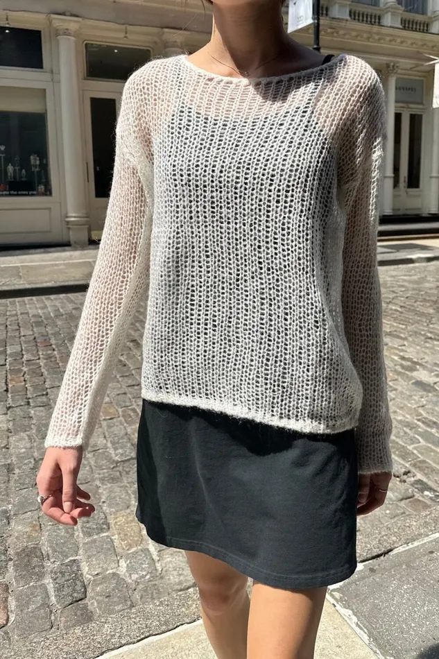 Brandy Melville Sweaters Colette Sweater Ivory 8211 Women