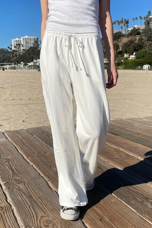Brandy Melville Sweatpants and Sweatshirts Autumn Tie Sweatpants Natural White 8211 Women Brandy Melville Sweatpants and Sweatshirts Autumn Tie Sweatpants Natural White 8211 Women