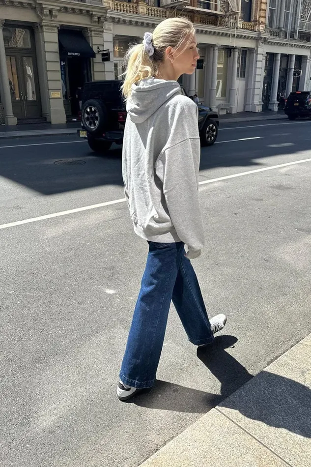 Brandy Melville Sweatpants and Sweatshirts Christy Georgetown Hoodie Heather Grey 8211 Women