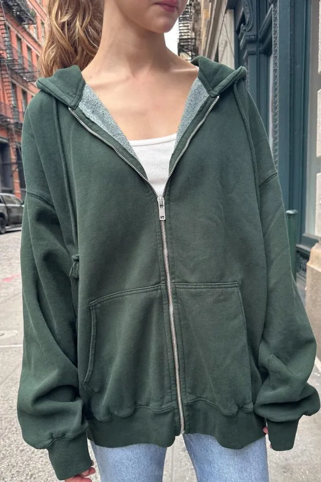 Brandy Melville Sweatpants and Sweatshirts Christy Hoodie Dark Green 8211 Women Brandy Melville Sweatpants and Sweatshirts Christy Hoodie Dark Green 8211 Women