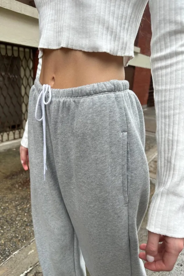 Brandy Melville Sweatpants and Sweatshirts Rosa Tie Sweatpants Heather Grey 8211 Women